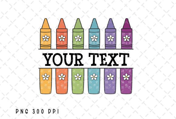 Download Personalization Crayons Teacher Name PNG - Personalization Collection