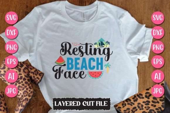 Download Resting Beach Face Svg Cut File - Resting beach face svg cut file Collection