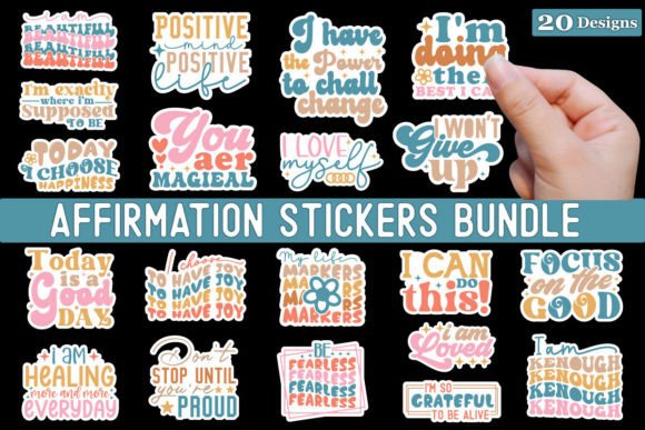 Download Affirmation Stickers Bundle - Affirmation stickers Collection